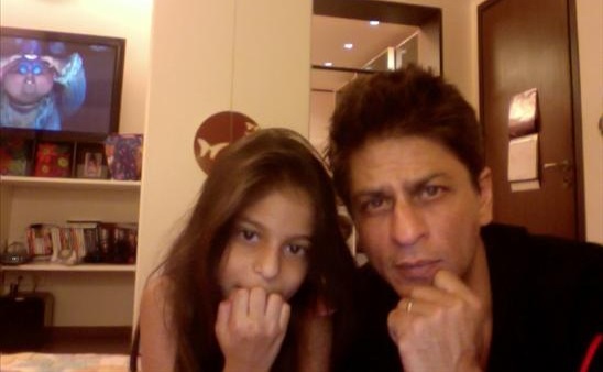 SRK with daughter
