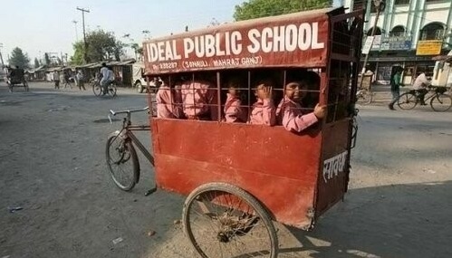 funny school bus