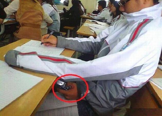 funny students cheating