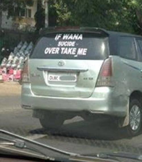 Rude bumper stickers deals