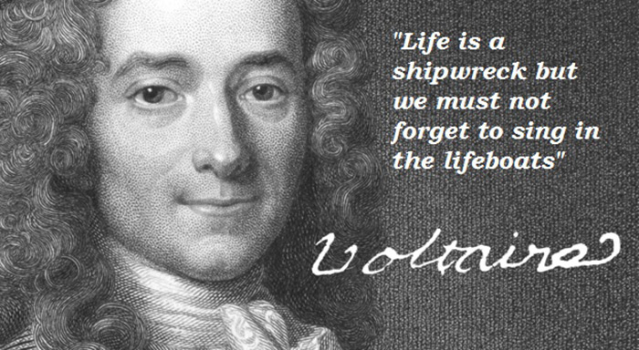 Voltaire life quotes