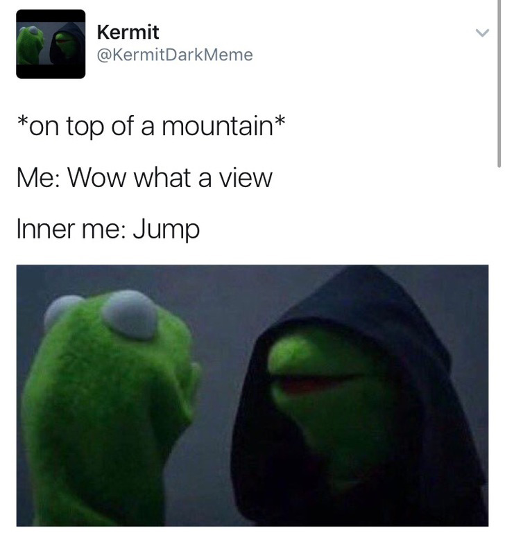 evil kermit memes