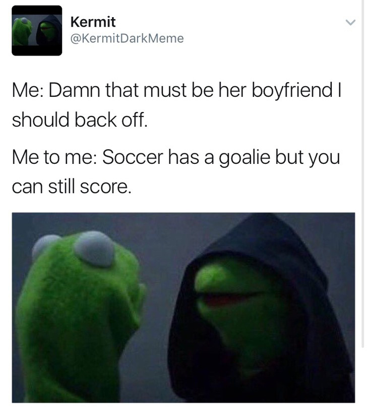 evil kermit memes