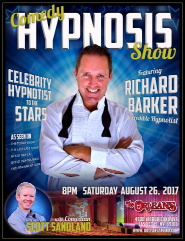 the incredible hypnotist richard barker live in vegas this summer is the most fu