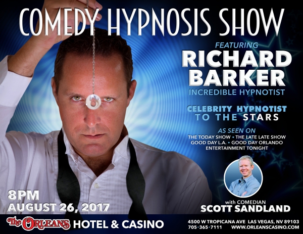 the incredible hypnotist richard barker live in vegas this summer is the most fu