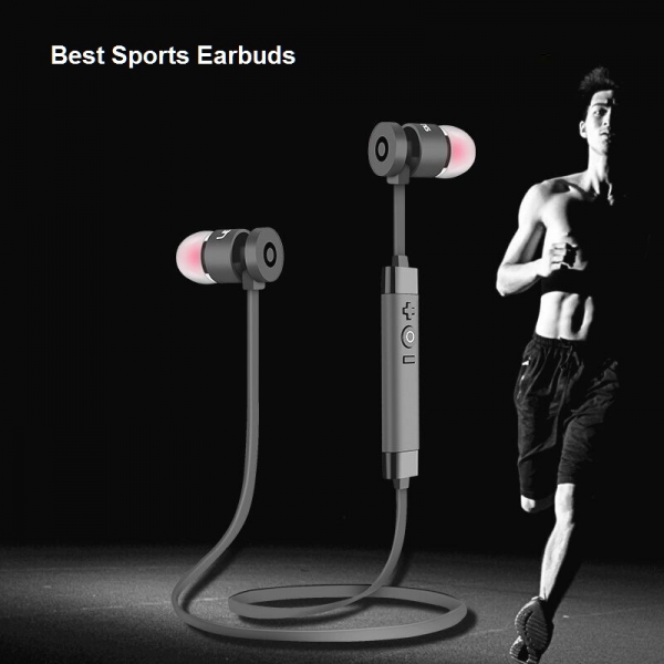 wireless sports earphones with voice command technology amp noise cancellation h