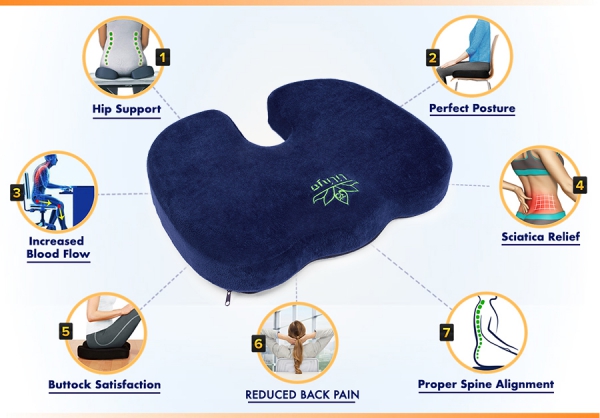 get the best seat cushion for your coccyx amp sciatica pain