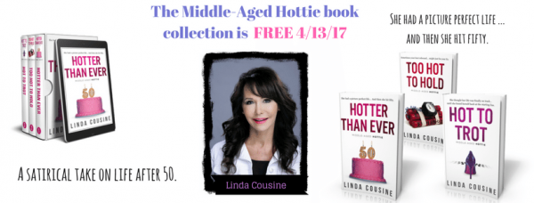 lighthearted book for middle aged women by linda cousine is free april 13th and 