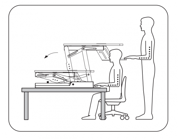 Boost Your Health With The Adjustable Sit Stand Desk Workstation