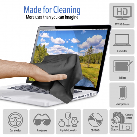 get the best lint amp scratch free screen cleaner cloth amp keyboard protector