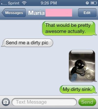 Kinky text messages