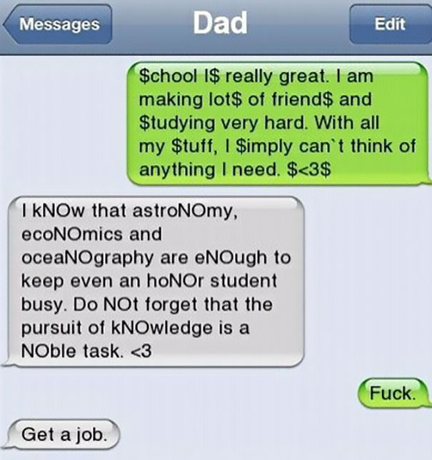 Hilarious Text Messages