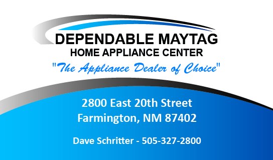 Dependable Maytag Home Appliance Center - Farmington - 87402