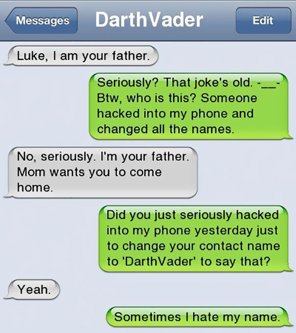 Hilarious Text Messages