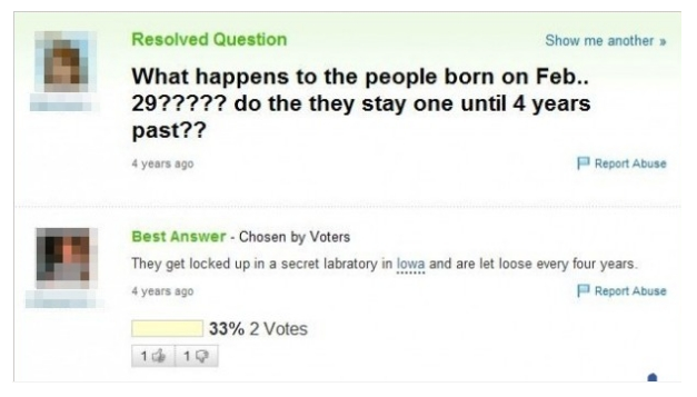 funny Yahoo Questions & Answers