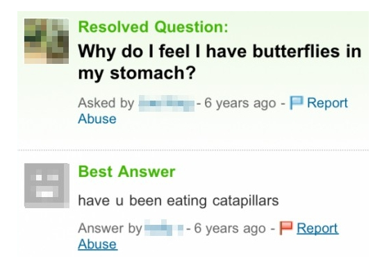 funny Yahoo Questions & Answers