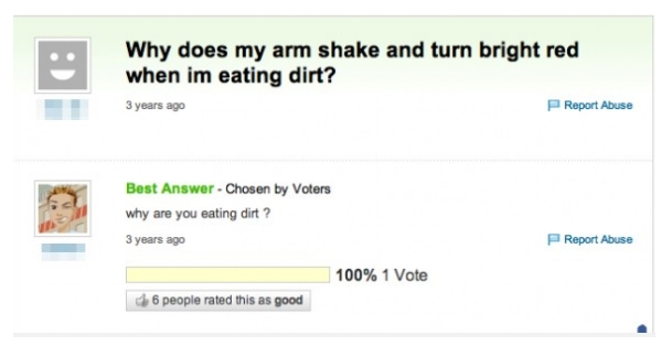 funny Yahoo Questions & Answers