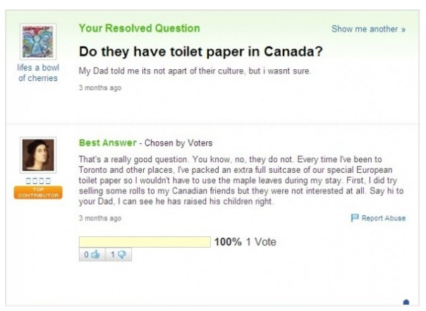 funny Yahoo Questions & Answers