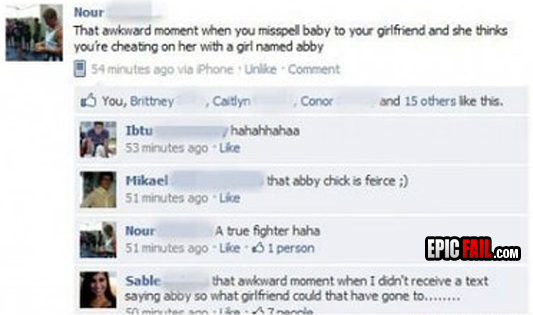 Amusing Facebook Interactions