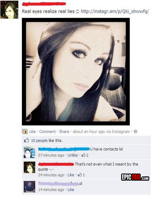 Amusing Facebook Interactions
