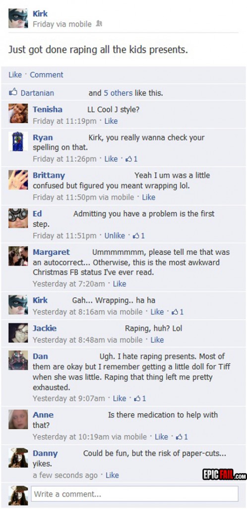 Amusing Facebook Interactions
