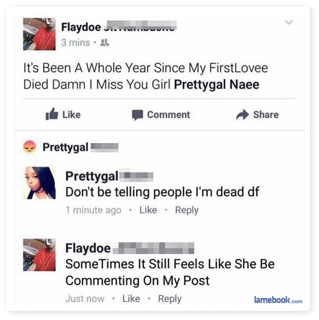 Amusing Facebook Interactions