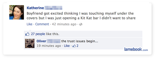Amusing Facebook Interactions