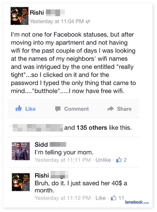 Amusing Facebook Interactions