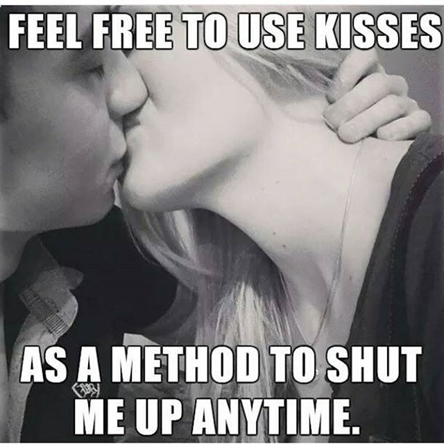 kissing meme