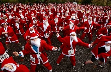 hilarious santa class card picture