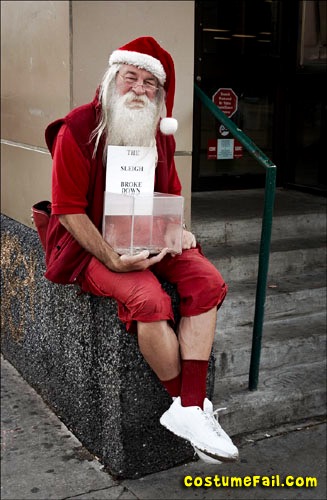 funny santa claus card picture