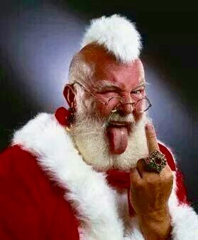 hilarious santa claus card picture