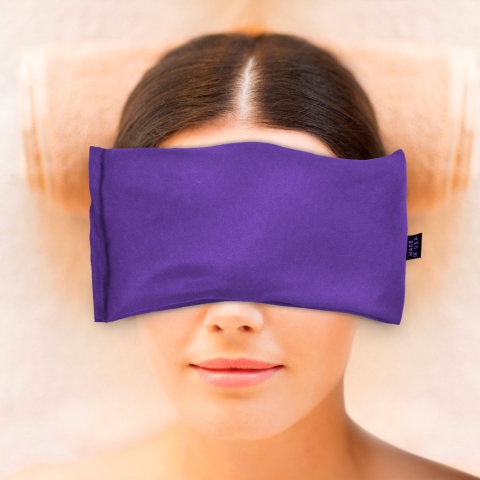 find the best stress busting organic lavender eye mask pillow at this site