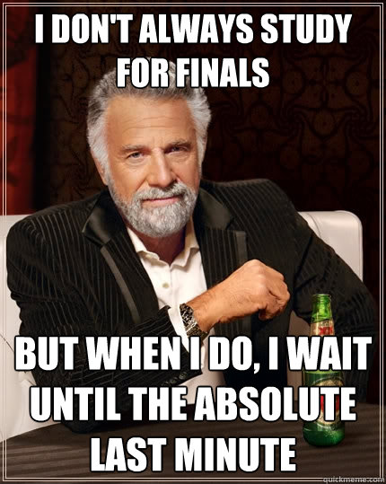 funny finals exam memes 