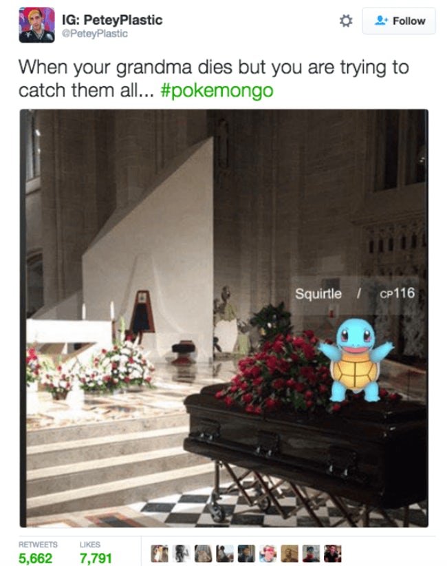 Funny Pokemon Go Memes