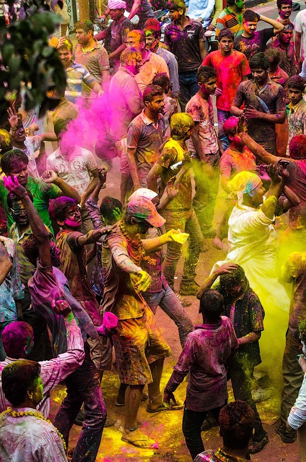 holi spring festival color india