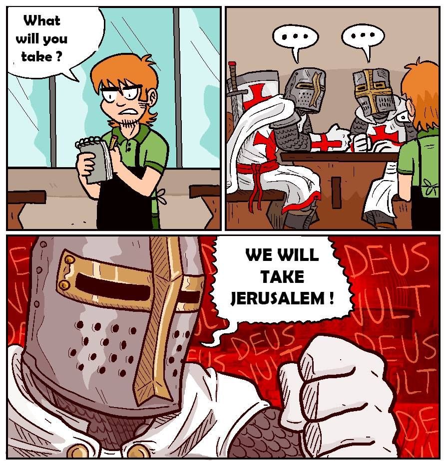 14 Brutal Crusade Memes That Reveal the True Mission of the Modern Knight