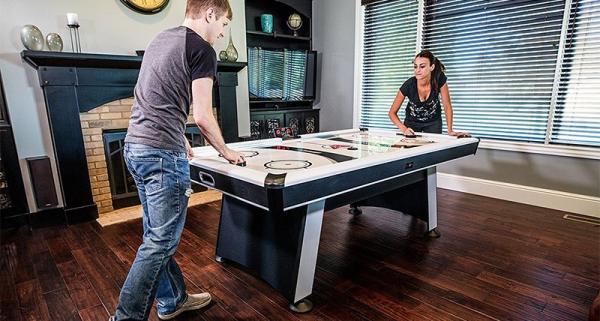 find the best beginner amp advanced air hockey table with this brunswick model r