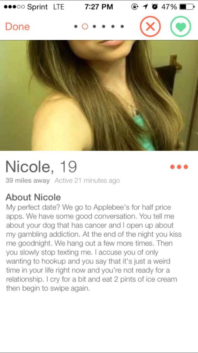 Funny Tinder Profiles