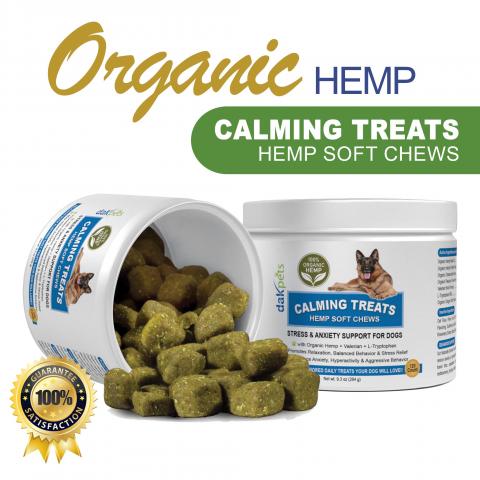 dakpets announces the amazon launch of their new dog calming chews