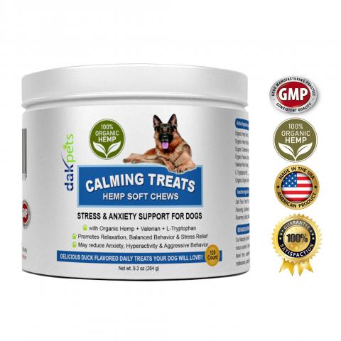 dakpets announces the amazon launch of their new dog calming chews