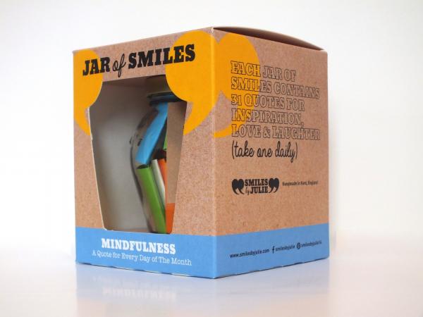 spread joy amp mindfulness with this new quote filled jar from smiles by julie f