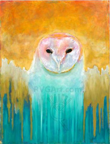 get the best unique owl painting fine art giclee decorative artwork