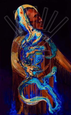 park city utah brain injury inspired oil amp acrylic artist animal portrait amp 