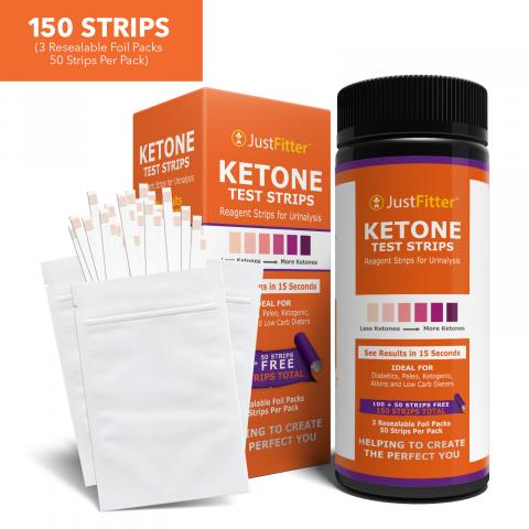 attractive discount launched on just fitter re sealable ketone test strips in eb