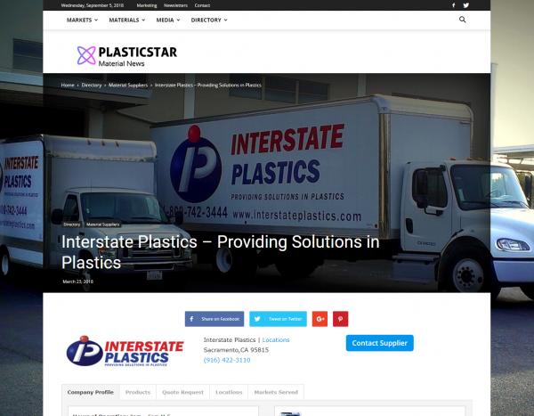 interstate plastics has seen a significant increase in new customer engagement a