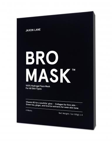 jaxon lane launches the first men s hydorgel face mask called the the bro mask