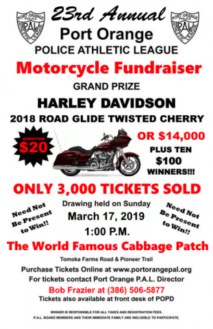 join the annual port orange pal motorcycle fundraiser to win a 2018 harley david