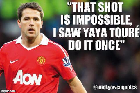 Michael Owen Football Commentary Quotes