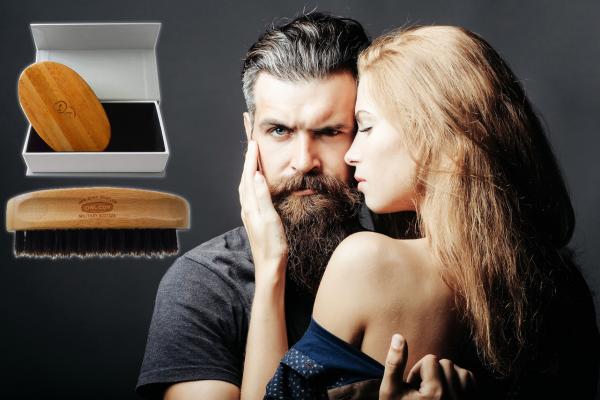 the iowl boar bristle bamboo beard brush is a perfect gift for the bearded men i